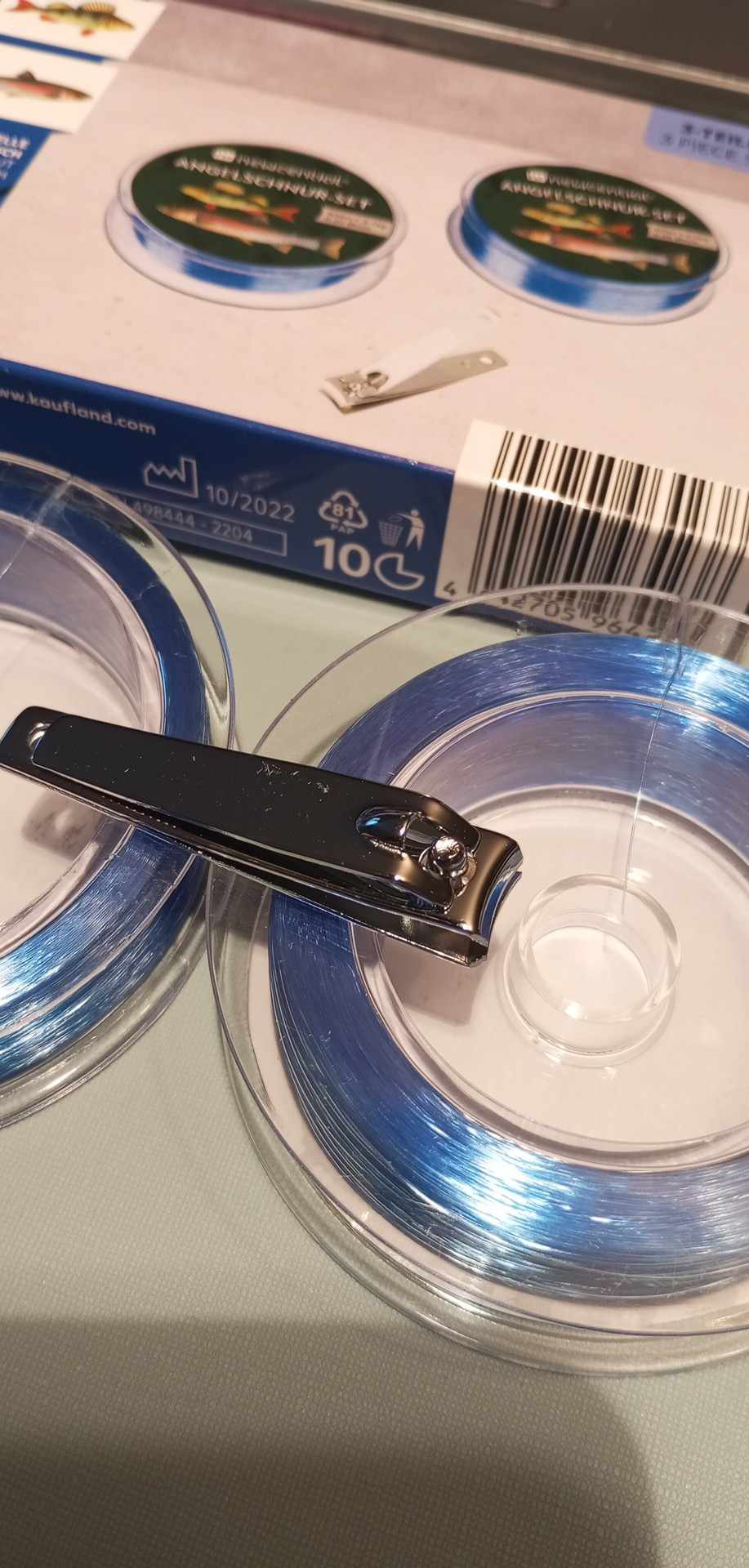 Sada vlasců na pstruhy a okouny Newcential + stípátko