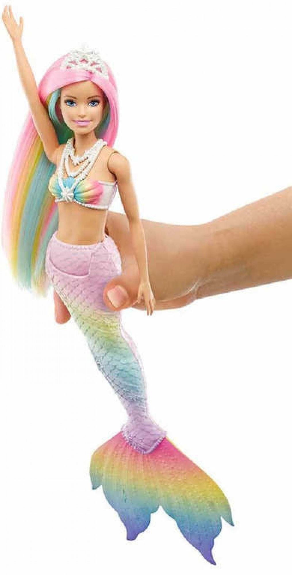 Barbie Duhová mořská panna GTF89