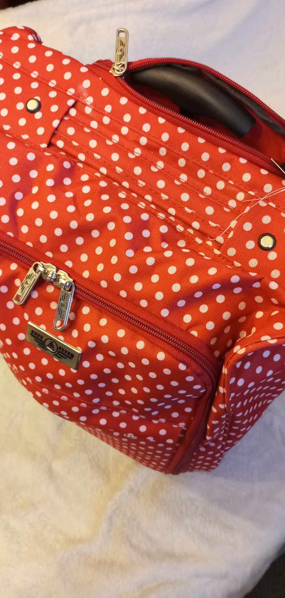 Skládací cestovní taška na kolečkách Free Flyer - červená