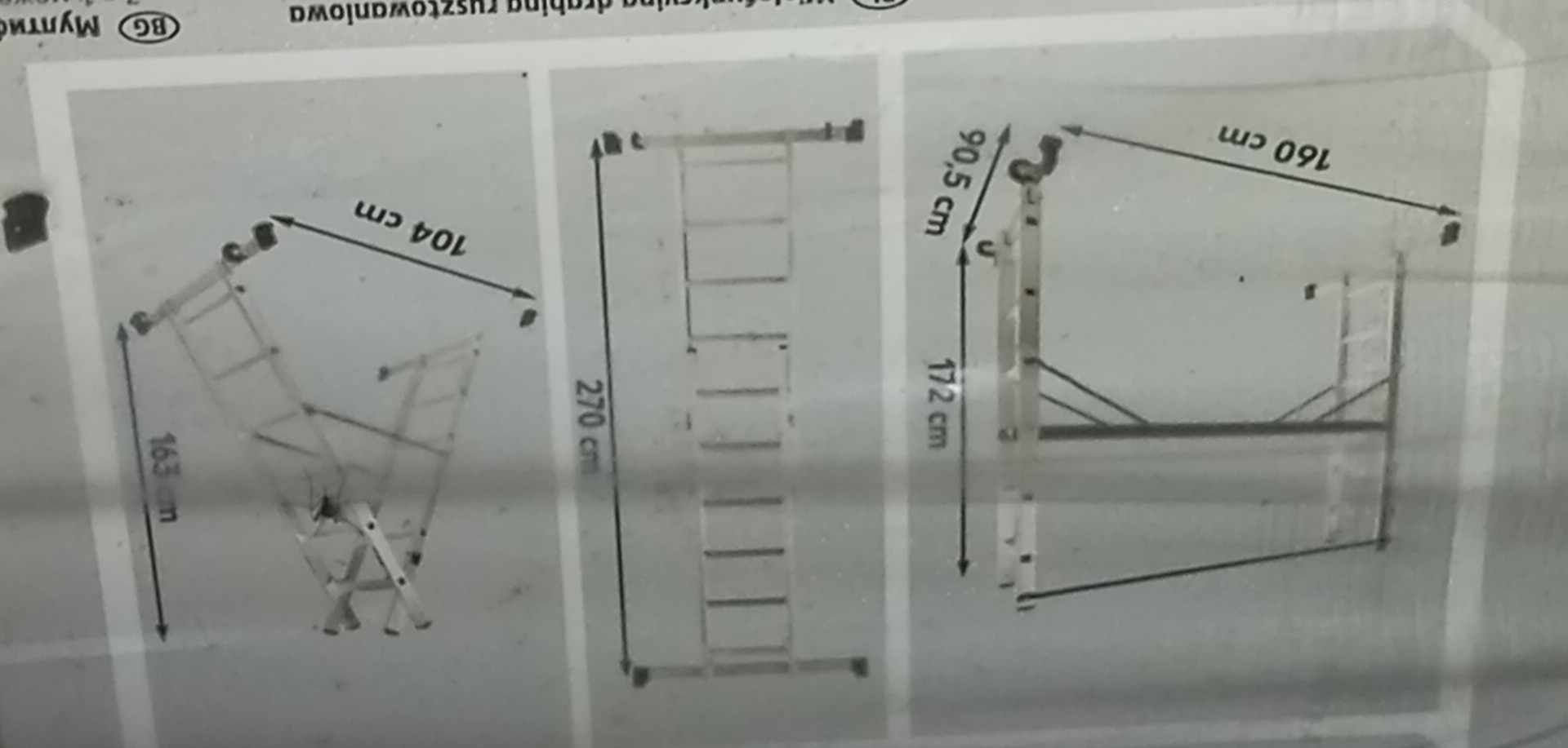 MULTIFUNKČNÍ ŽEBŘÍK - PLOŠINA  3 V 1 MYPROJECT