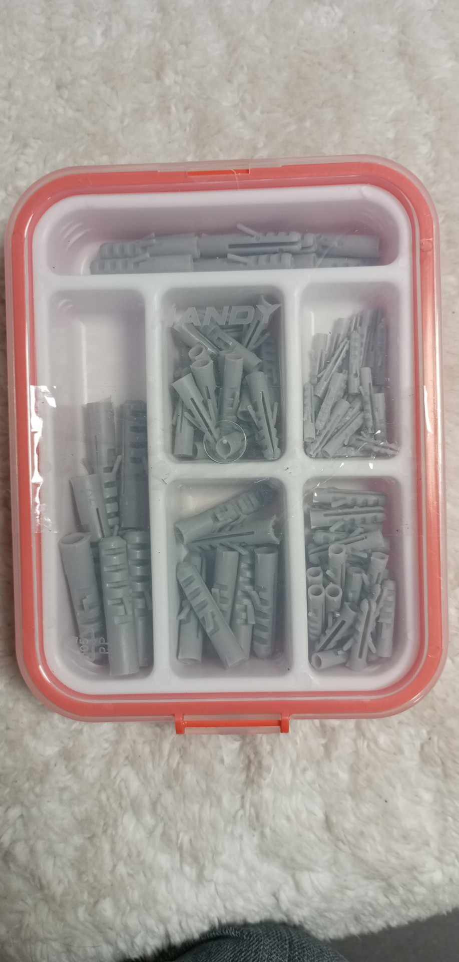 Sada hmoždinek HANDY 04286 100ks + krabička 