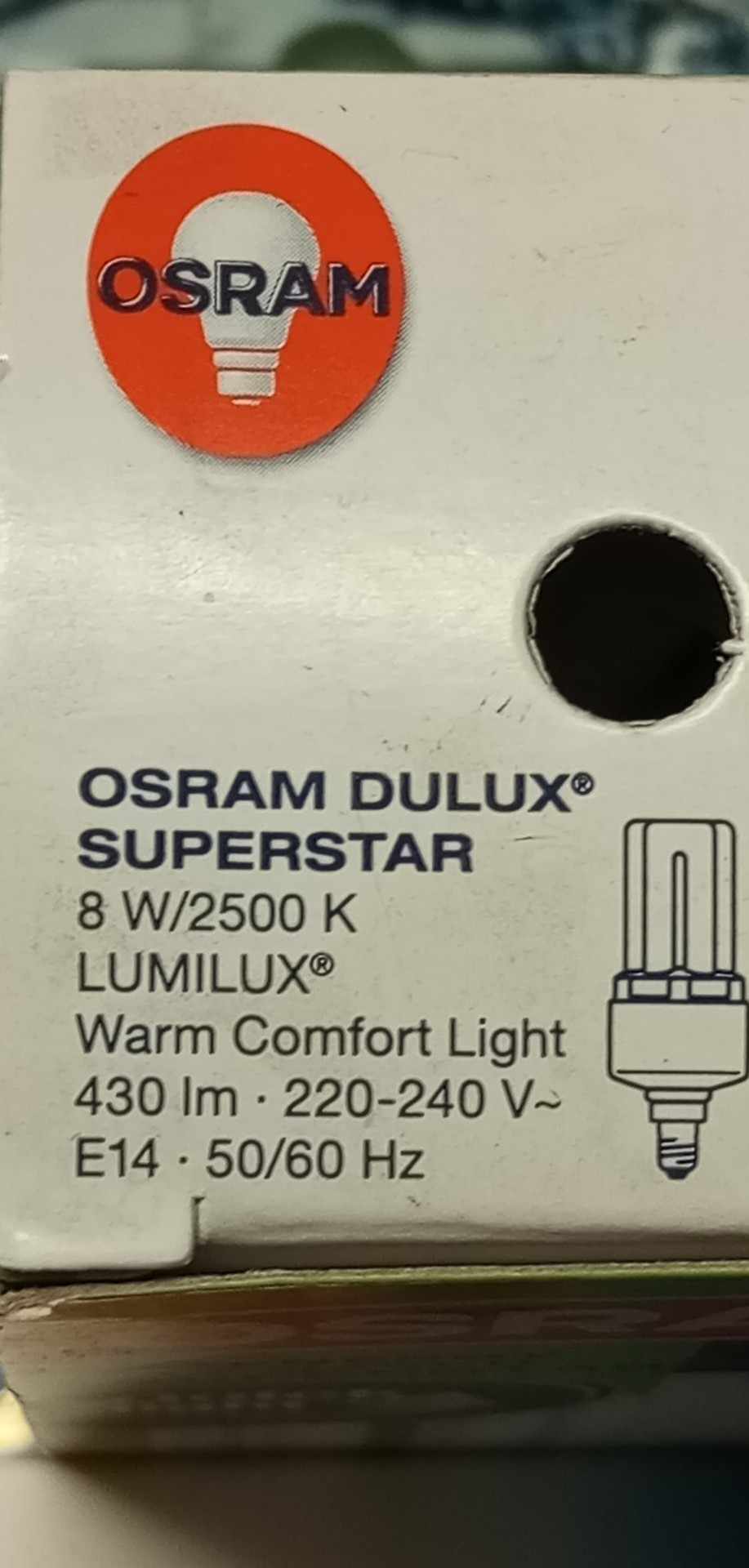 Úsporná žárovka Osram DULUX SUPERSTAR 8W E27