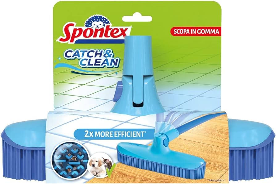 Spontex Catch & Clean úklidový set smeták s lopatkou