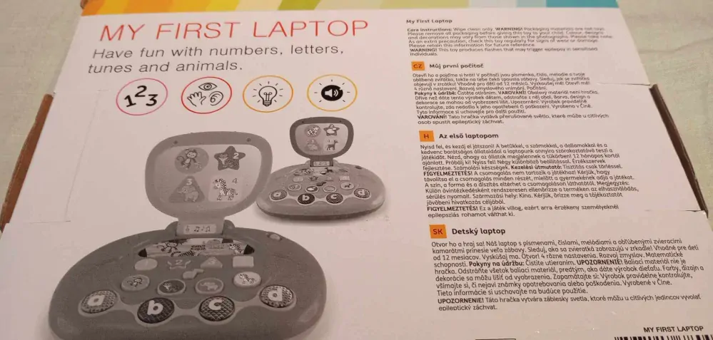Wiky Dětský počítač mluví česky