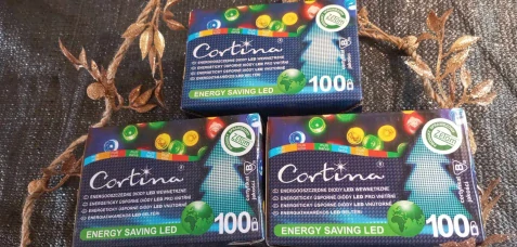 VNITŘNÍ VÁNOČNÍ OSVĚTLENÍ CORTINA 100 LED - 490 CM