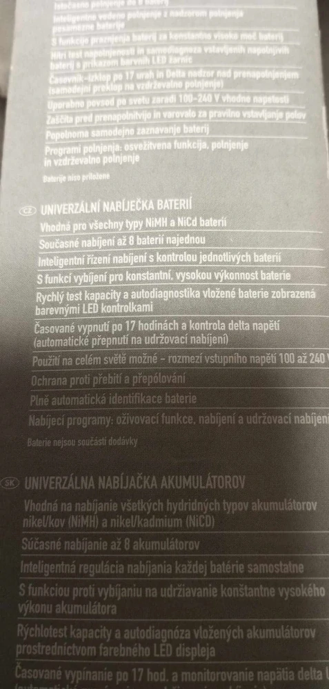 Nabíječka baterií Tronic KH980 na AA-AAA-9V-C-D