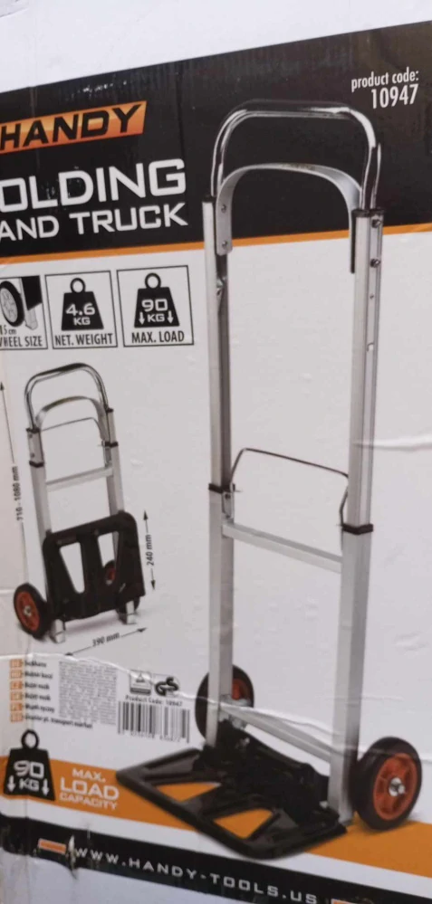 Hliníkový skládací přepravní vozík - rudl 90 kg - Handy 10947