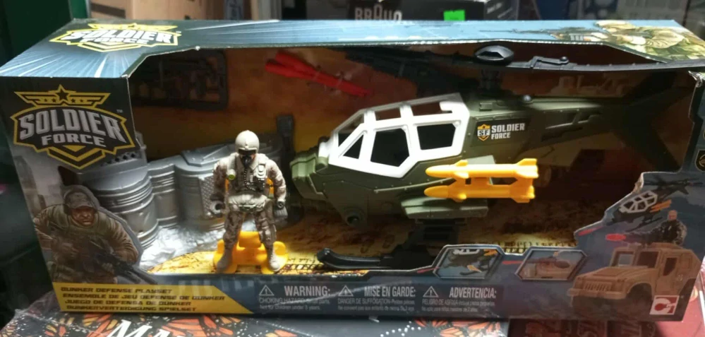 Vojenský set Soldier Force 545312 - voják s helikoptérou 