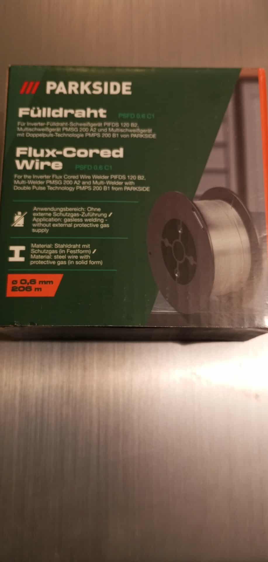 Svařovací trubičkový drát PARKSIDE PSFD C1 - Ø 1.0 mm