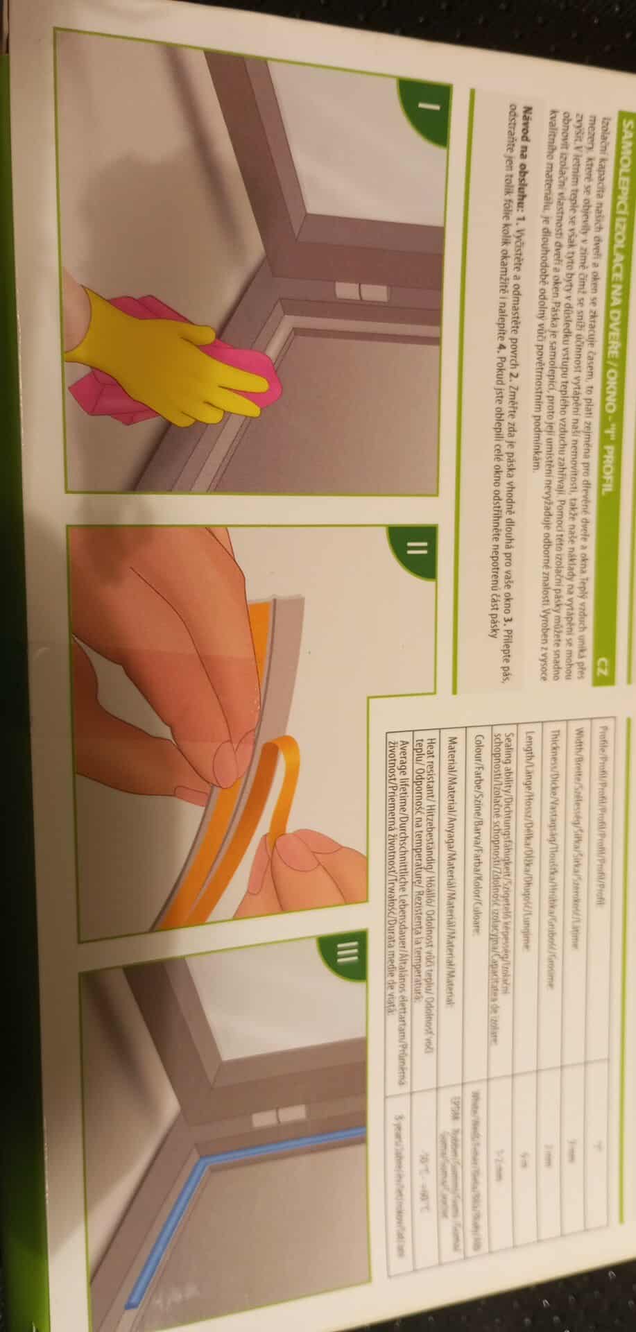 Samolepící těsnění Garden of Eden T11596WH-9 - 6m