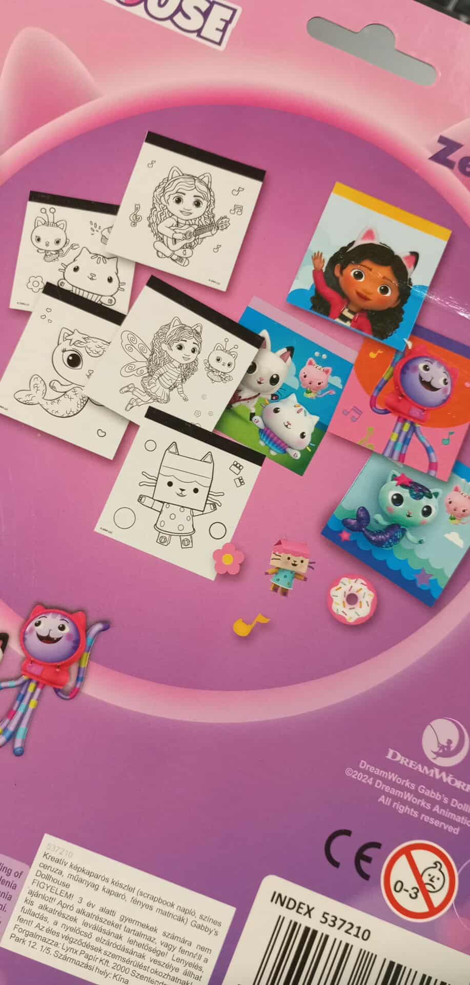 Kreativní sada omalovánek Kočičí domeček Gabi - Starpak 537210