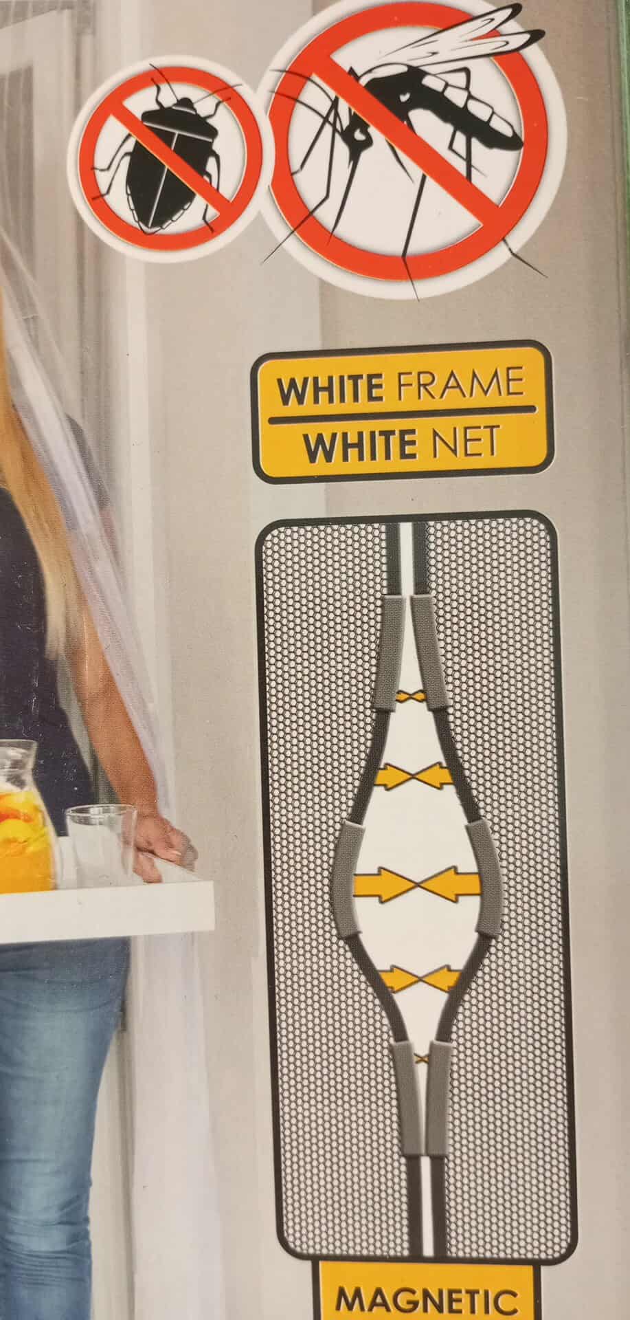 Sít na dveře Moskytiéra Garden of Eden 11398WH bílá