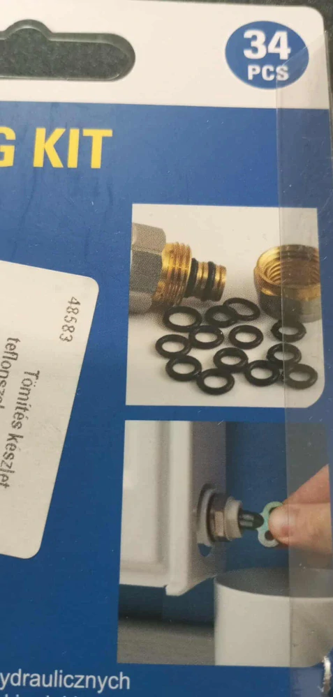 Instalatérská sada Kinzo 34 ks