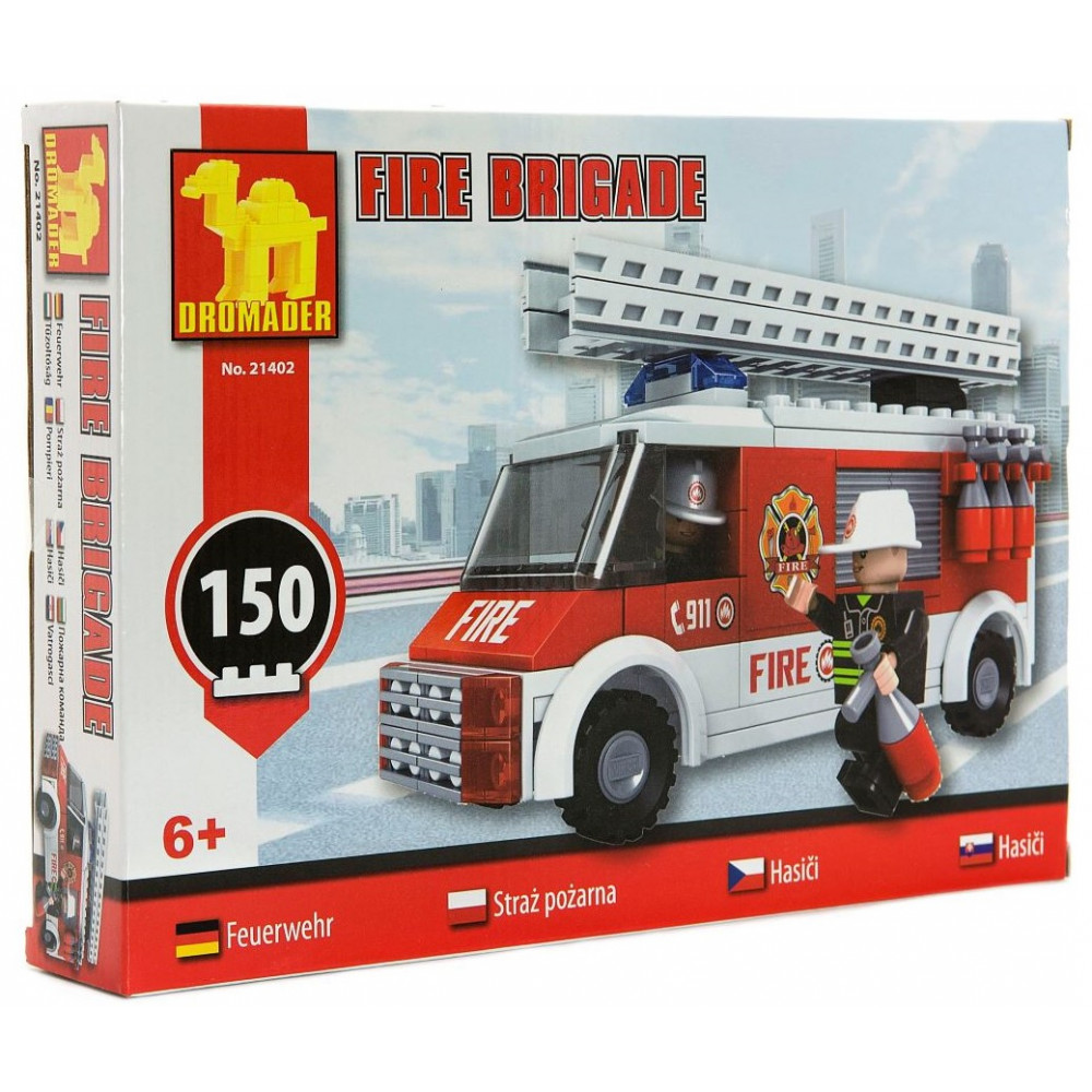 Stavebnice Dromader 21402 Hasiči auto 150ks