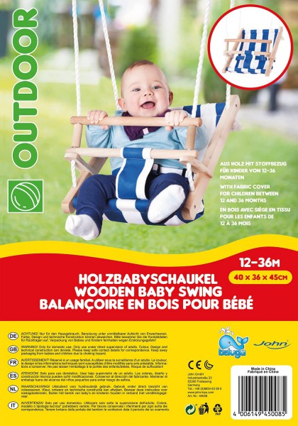 DĚTSKÁ DŘEVĚNÁ HOUPAČKA JOHN 45008