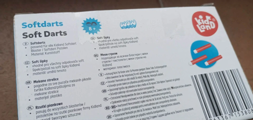 Šipky Kidland kompatibilní s NERF - 50 ks