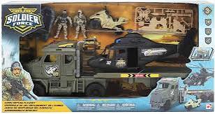 Vojenský set Soldier Force Army Deploy se zvuky a efekty