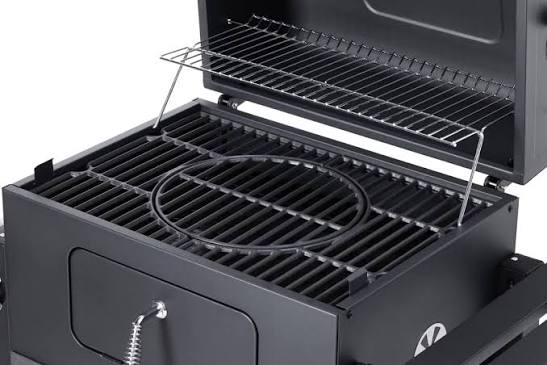 GrillMaster Zahradní gril na dřevěné uhlí American BBQ