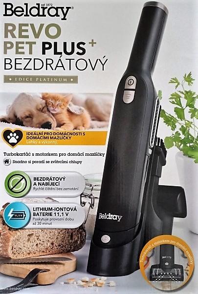 Bezdrátový ruční vysavač Beldray Revo Pet Plus BEL01111