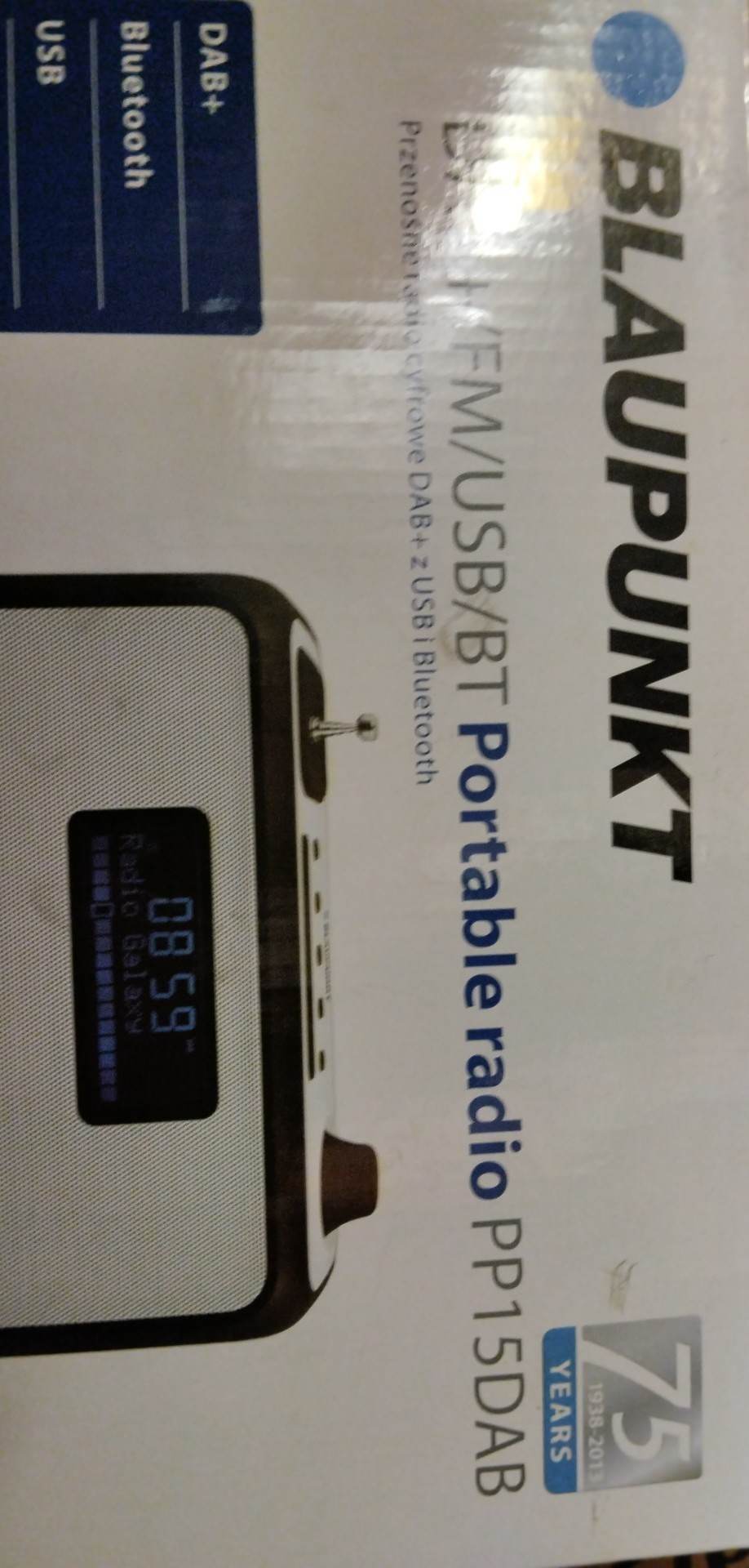 Rádio BLAUPUNKT PP15DAB - DAB+ - FM PLL - SD - USB - BlueTooth