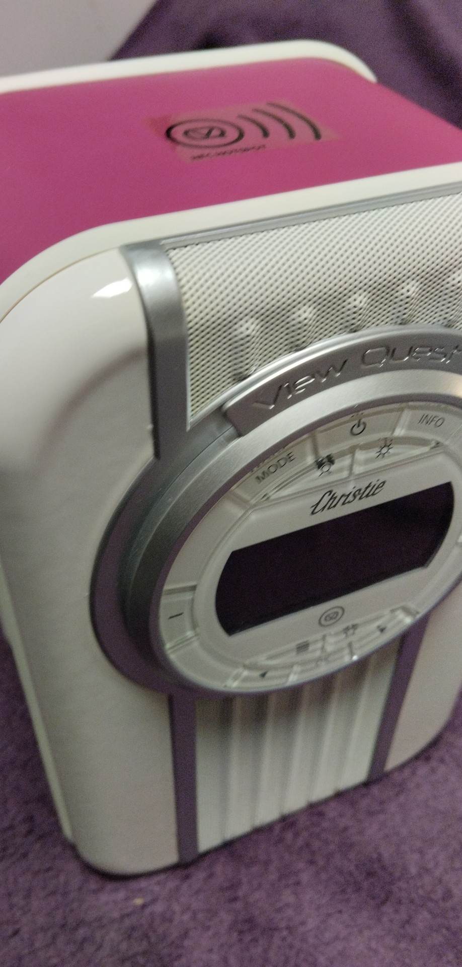 Přenosný radio View Quest Christie DAB+ - USB - BT - NFC - 10W -RŮŽOVÝ