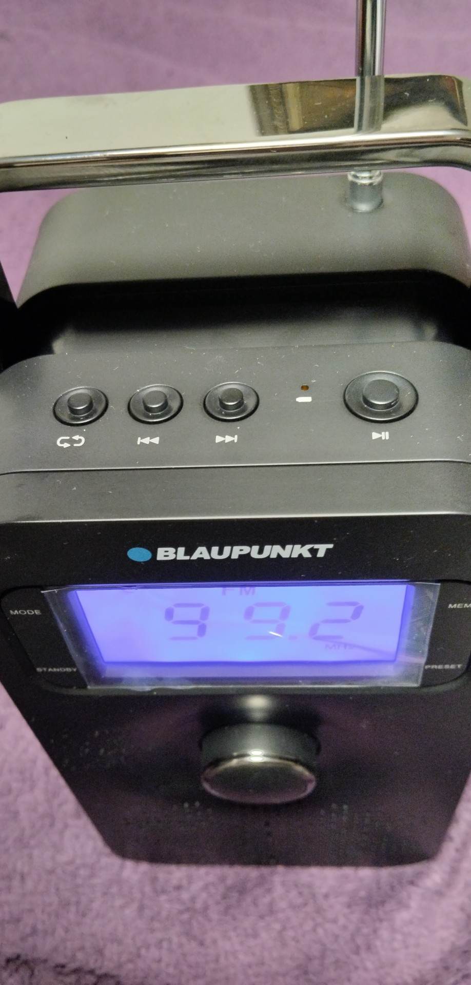 PŘENOSNÉ RÁDIO BLAUPUNKT PP10 BK SD / USB - ČERNÉ