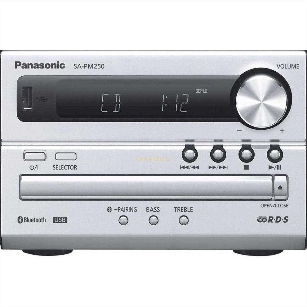 Mikrosystém Panasonic SC-PM250 - USB - BT - 20W