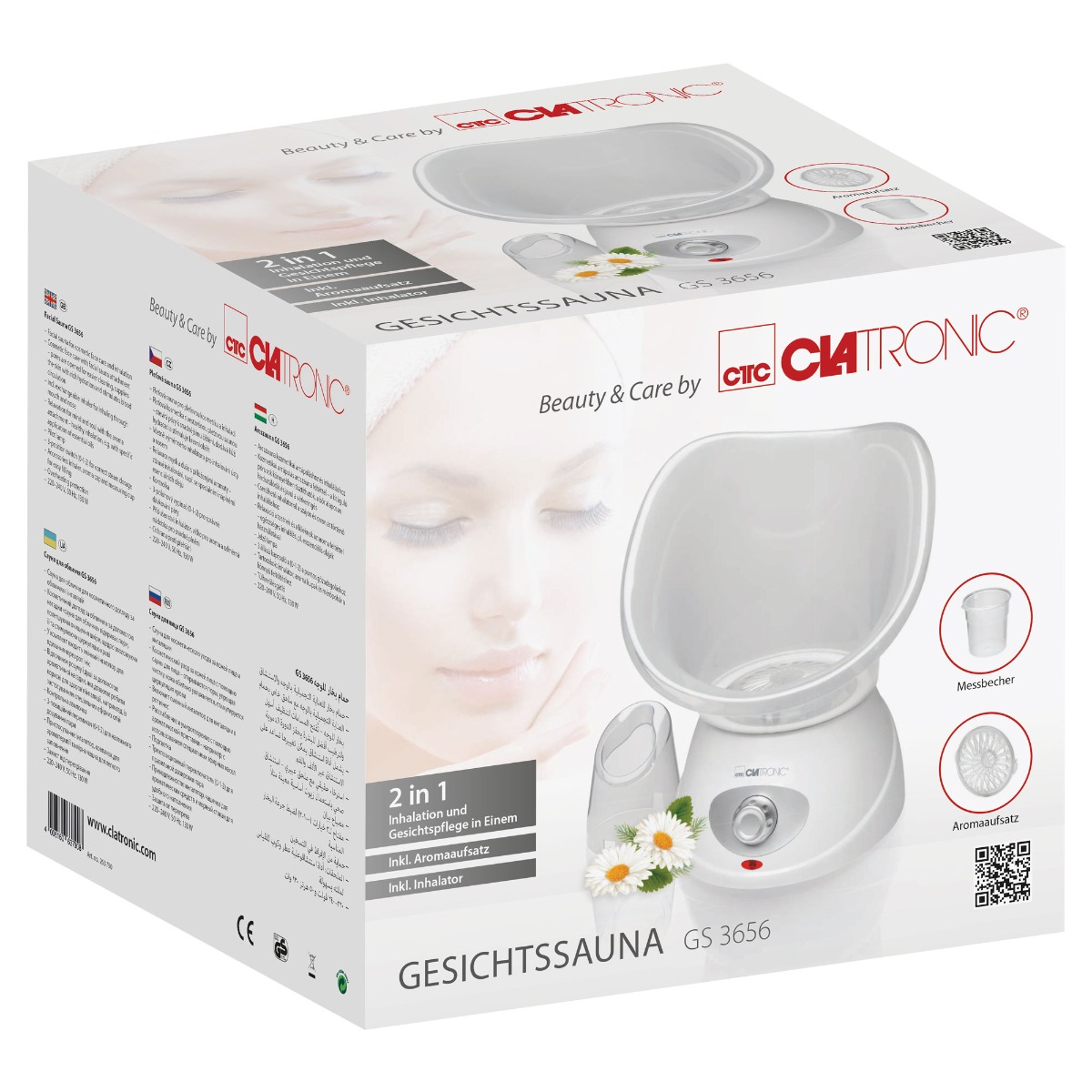 Obličejová sauna Clatronic GS 3656 