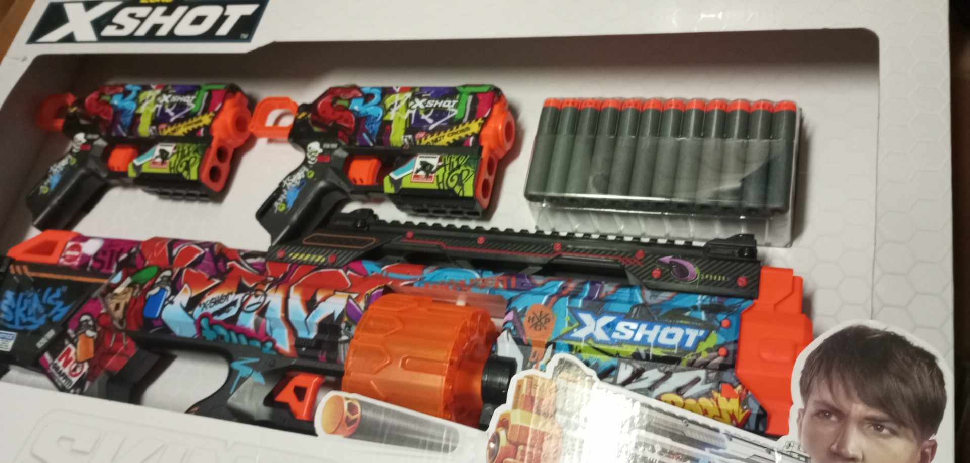 Sada pistolí X-Shot Skins Mix Combo Pack 36524