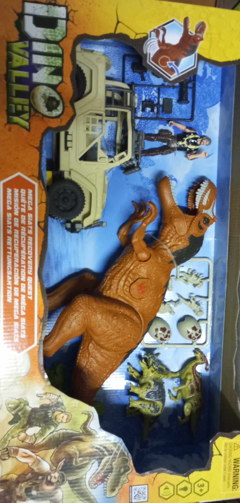 Velký herní set Dino s džípem Dino Valley -