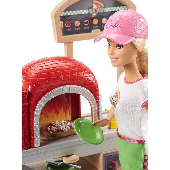 BARBIE SET - PIZZERIE S MODELÍNOU A PANENKOU