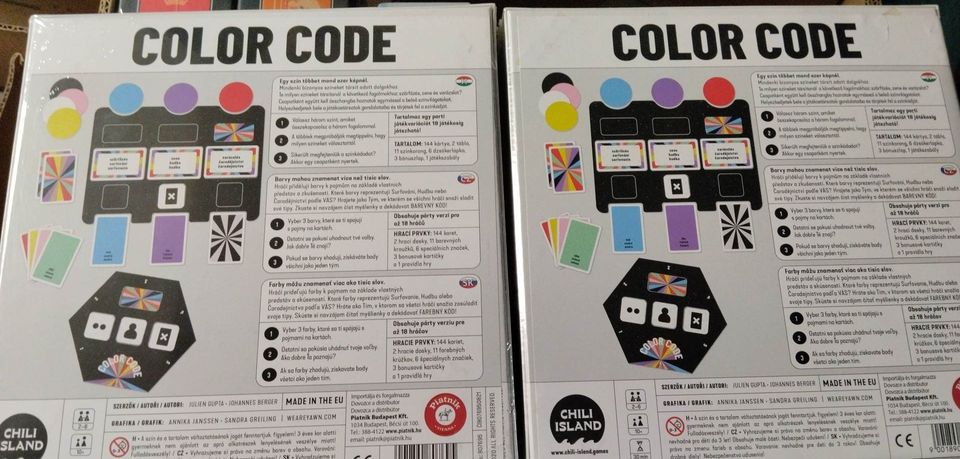 SPOLEČENSKÁ HRA QUEEN GAMES COLOR CODE