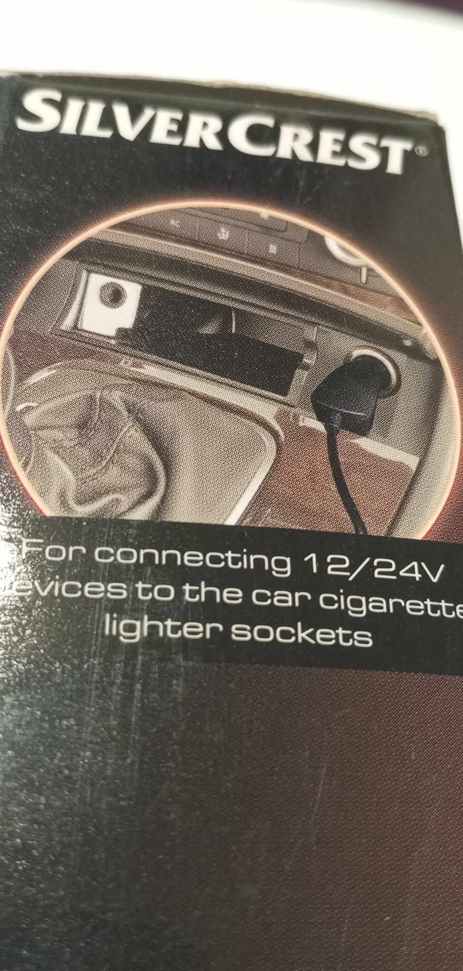 Spirálový prodlužovací kabel do auta Silvercrest 12/24V - 3 m