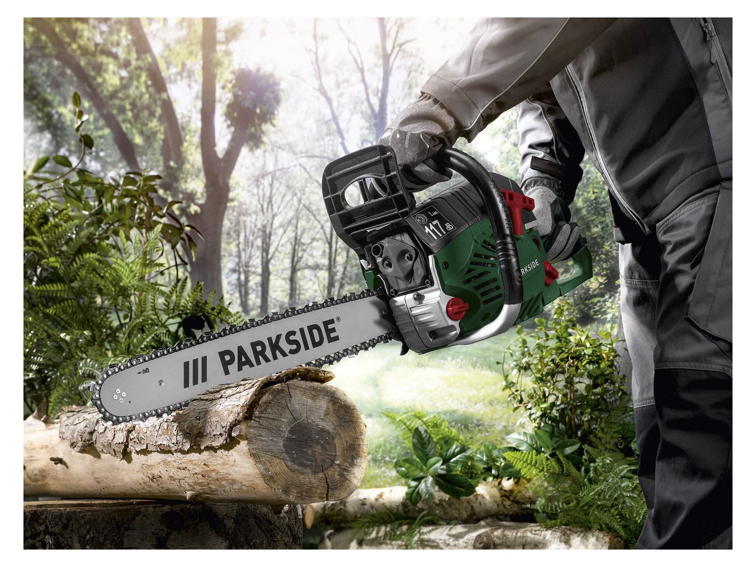 Benzínová řetězová pila PARKSIDE PBKS 53 A2