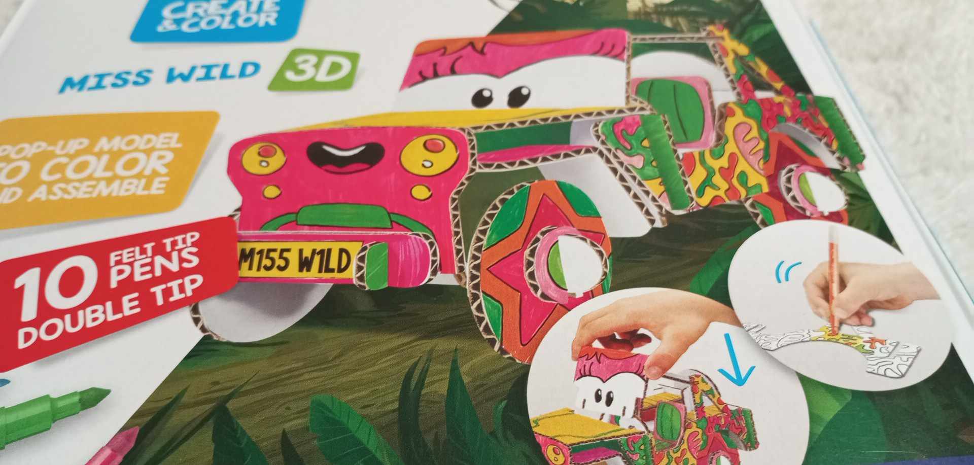 Kreativní sada Carioca - Vyrob si 3D JET junior auto