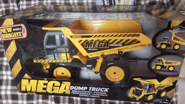 RC SKLÁPĚČ NEW BRIGHT MEGA DUMP TRUCK 1:20
