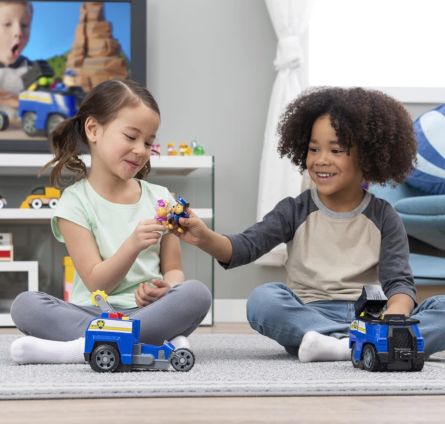 Spin Master Paw Patrol Dvě záchranná vozidla v jednom