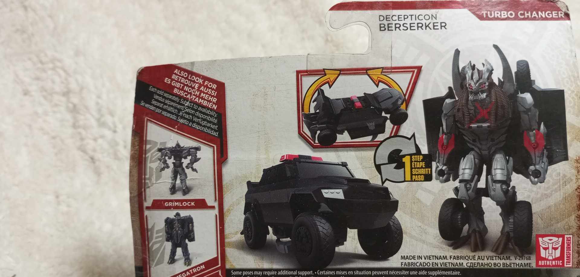 TRANSFORMERS Poslední rytíř Decepticon Berserker Hasbro C2823