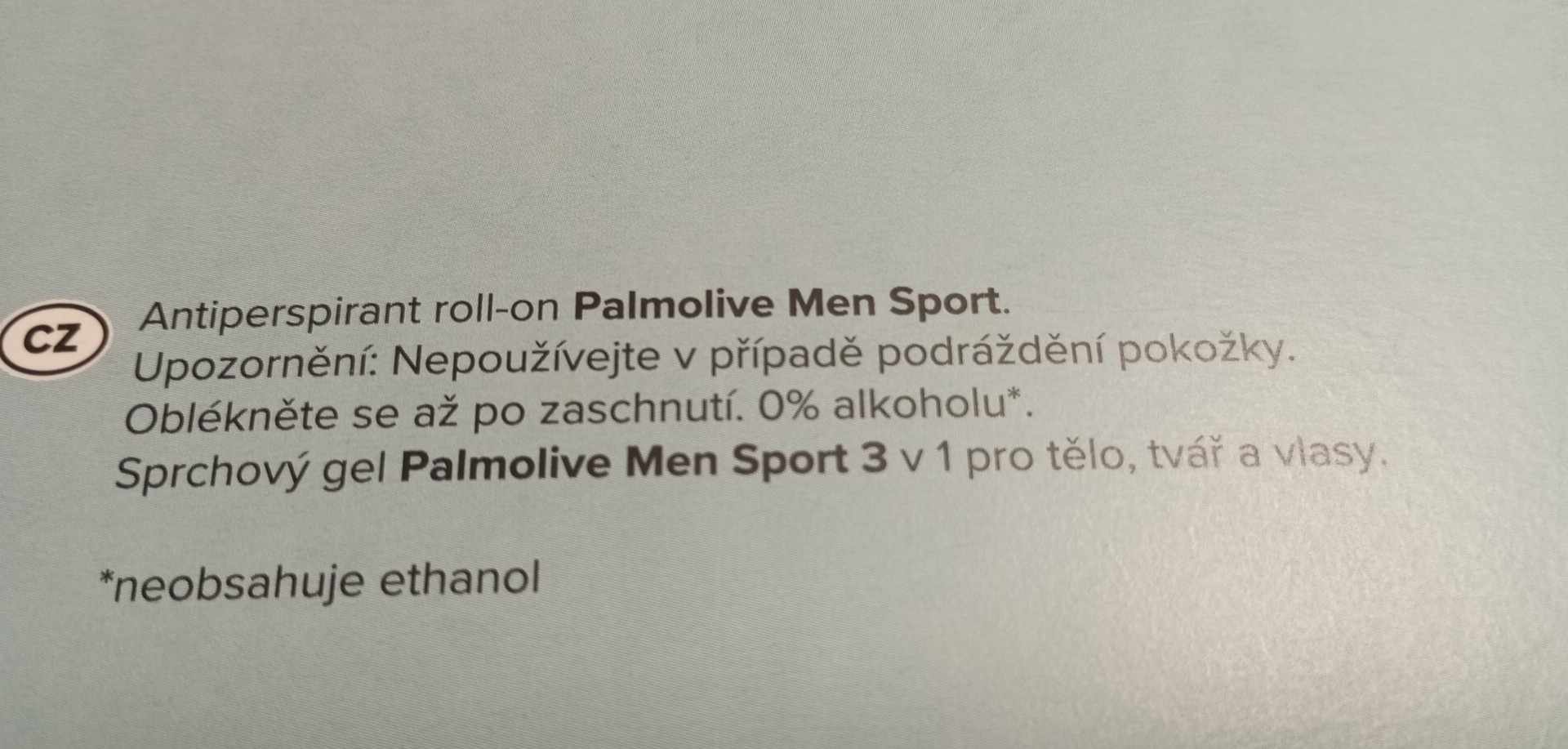 Dárková sada pro muže "Sport" Palmolive