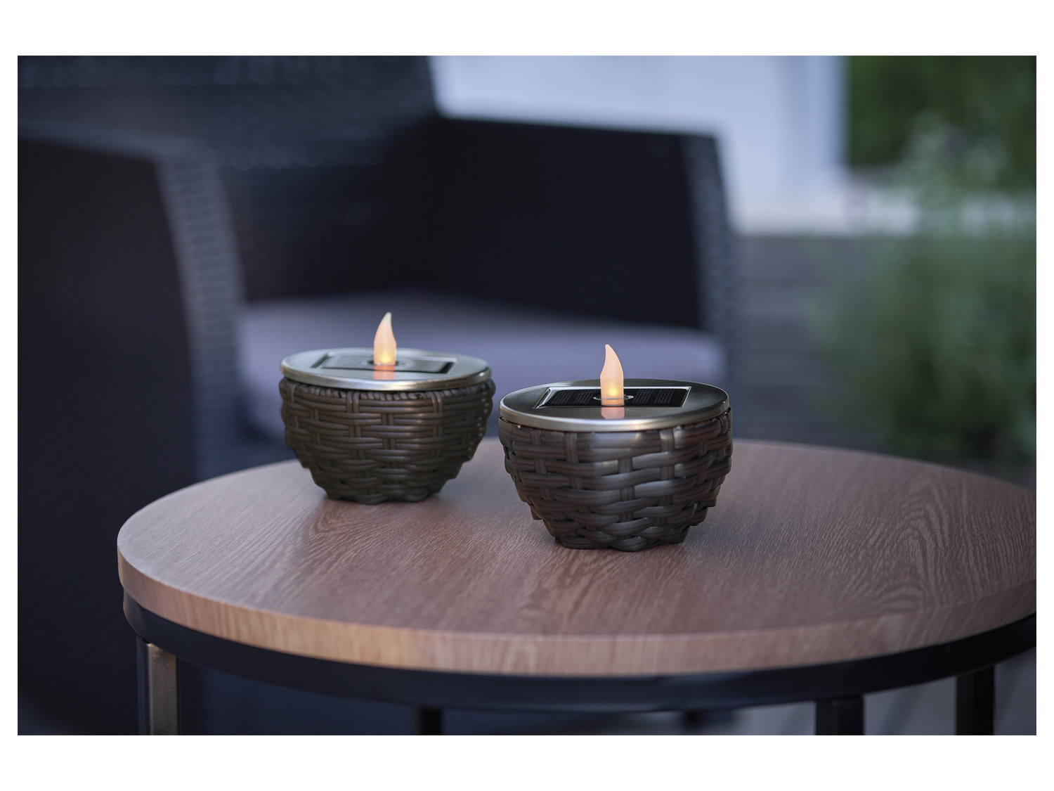 2 x Solární LED svítidlo LIVARNO antracitové