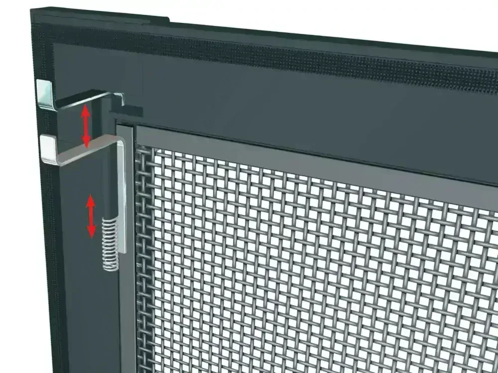 Ochrana proti hmyzu na okno - MP  100 x 120 cm - antracitová