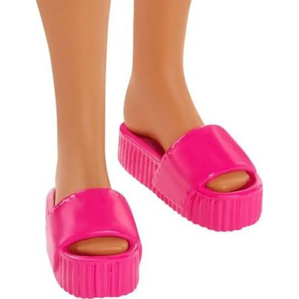 PANENKA MATTEL BARBIE MALIBU 50. VÝROČÍ GRB38 HNĚDOVLÁSKA