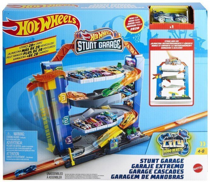 PŘENOSNÁ GARÁŽ HOT WHEELS CITY + AUTO