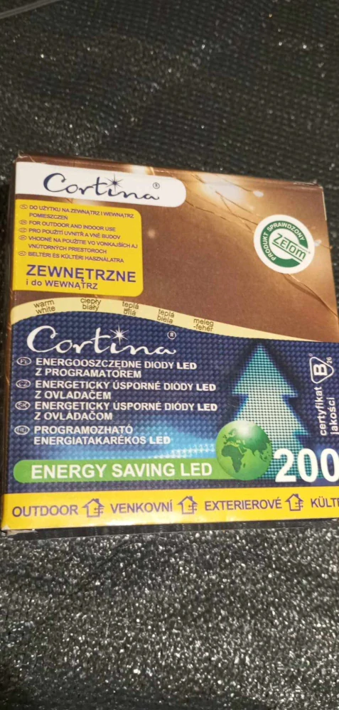 VÁNOČNÍ VENKOVNÍ LED ŘETĚZ CORTINA 200 LED