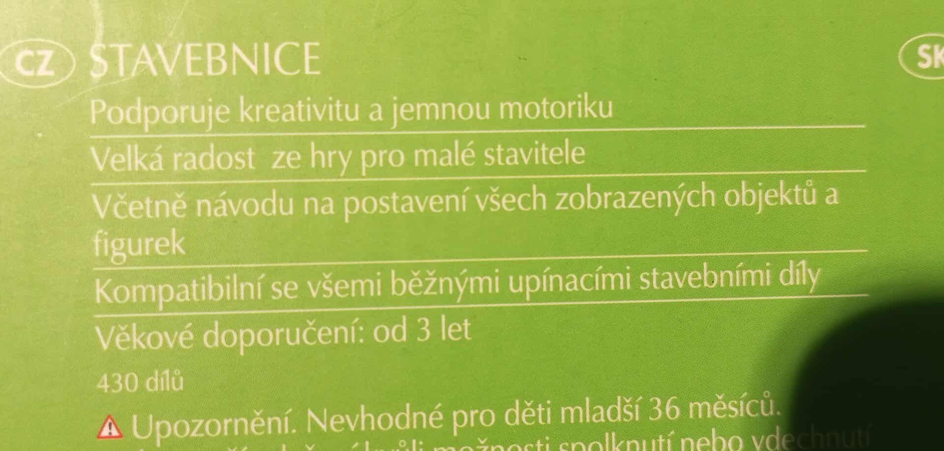 Stavebnice Playtive Building Bricks 430 ks Kompatibilní kostkami LEGO