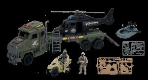 Vojenský set Soldier Force Army Deploy se zvuky a efekty