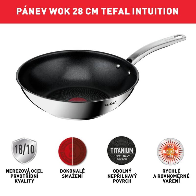 Tefal Pánev Wok Jamie Oliver E 8461914 indukční, 28cm