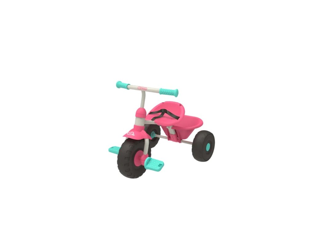 Dětská multifunkční tříkolka TP Toys Early Fun růžová