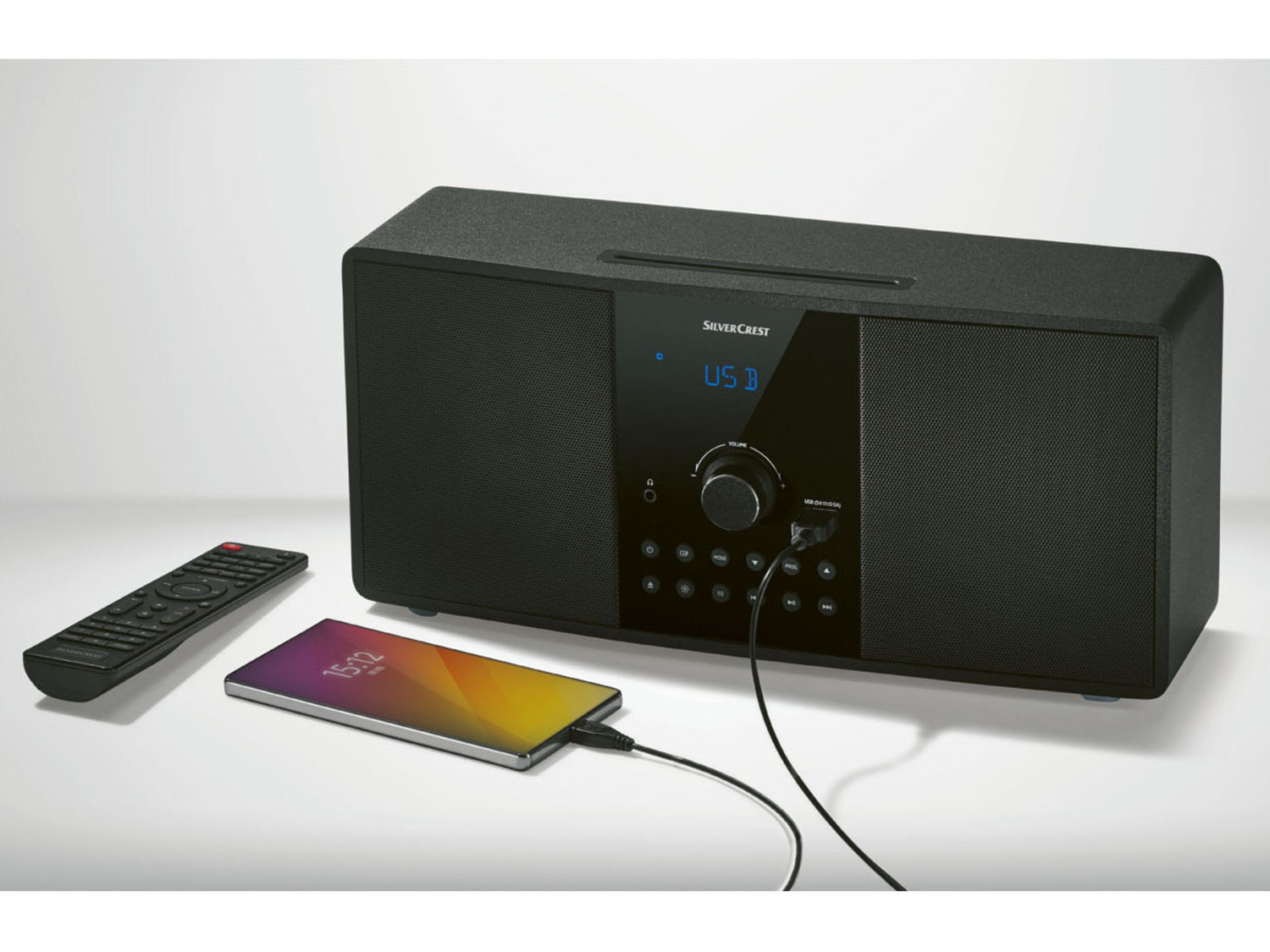 Mikrosystém s Bluetooth®, USB a DAB+  SILVERCREST HG06313