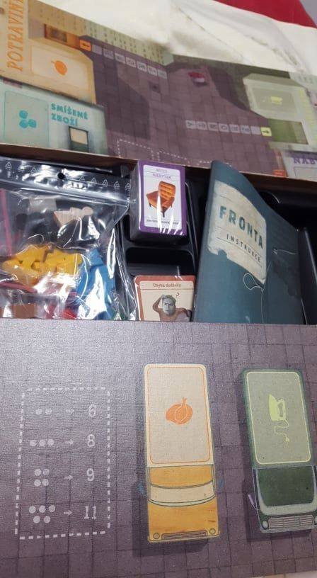 SPOLEČENSKÁ HRA ČEKÁNI VE FRONTĚ RETRO Z 80 LET